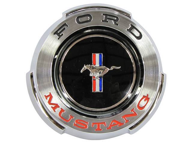 Fuel Cap, Vented, “Ford Mustang” with Running Horse Emblem