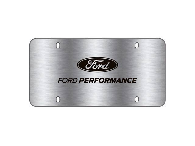 Ford Performance Stainless Steel Marque License Plate
