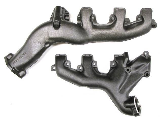 EXHAUST MANIFOLDS, EXACT REPRO, WITH SPACER
