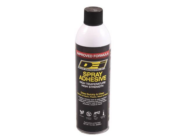 Hi-Temp Spray Adhesive, high bonding strength, 13.3 fluid ounce can 