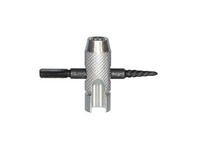 GREASE FITTING TOOL, 1/4 INCH-28, MULTI TOOL