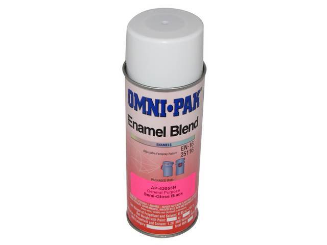 PAINT, Semi Gloss Black, NPD Exclusive Custom Match, 12 Fluid Ounce Spray Can