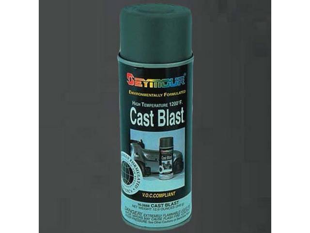 Cast Blast 16-048 Cast Iron Grey Not High Temp 12 oz Spray Paint Set of 4