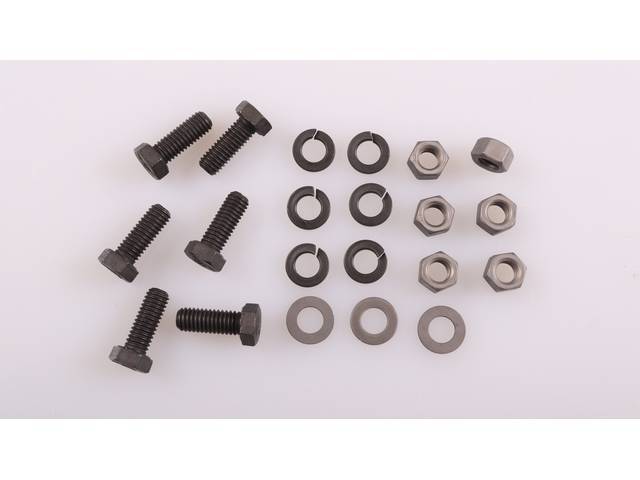 Motor Mount Bracket Fastener Kit, 21-pc OE Correct AMK Products Reproduction for (70-72)