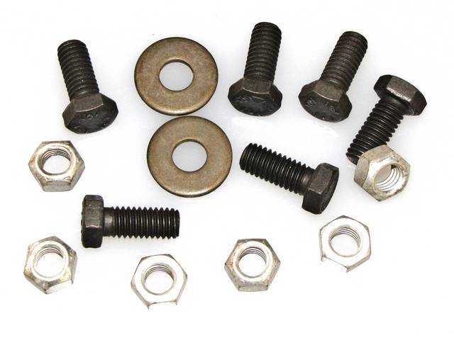 Engine Frame Brackets To Frame Fastener Kit, 14-pc bolt, washer and nut kit for (70-72)