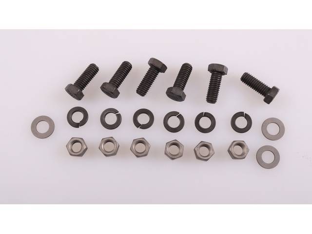 Motor Mount Bracket Fastener Kit, 21-pc OE Correct AMK Products Reproduction for (70-72)