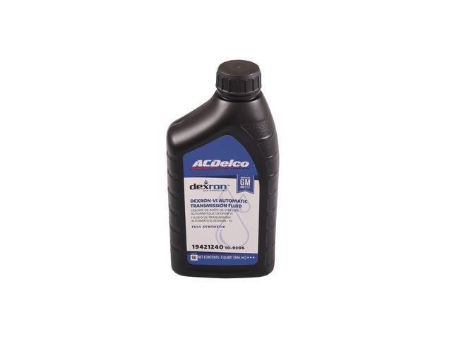 ACDelco Dexron VI Automatic Transmission Fluid, 1 Quart Bottle (47