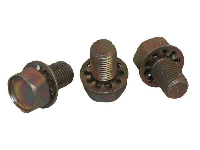 FASTENER KIT, CRANKSHAFT PULLEY, (3), HEX INTERNAL TOOTH SEMS-SCREW AND WASHER ASSY 