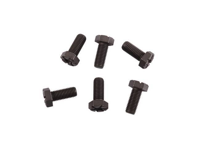 Crank Pulley Fastener Kit, 6-pc OE Correct AMK Products reproduction for (68-81)