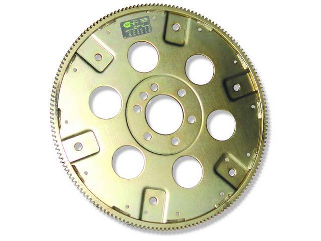 FLEXPLATE, B & M, 168 Tooth, Dual Ring Gear, external engine balance, 2-piece rear main seal, 10 3/4 inch and 11 1/2 inch bolt circle, SFI 29.1 Approved