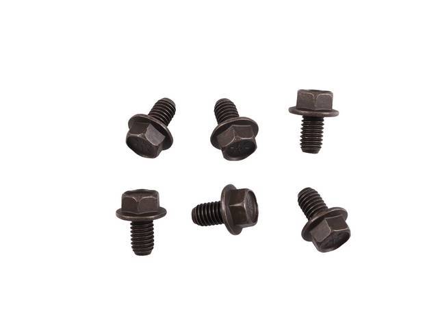 Torque Converter Fastener Kit, TH400, 6-piece kit, OE Correct AMK Products reproduction for (70-74)