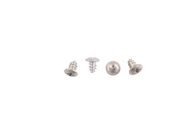 Fender Moldings Fastener Kit, Rear Top, 4-pieces, OE Correct AMK Products reproduction for (72-76)