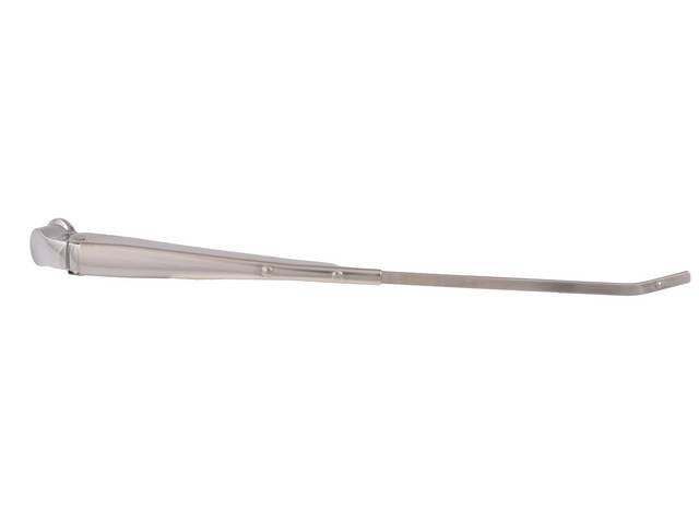 Windshield Wiper Arm, LH or RH, Brushed Finish, Reproduction for (64-67)