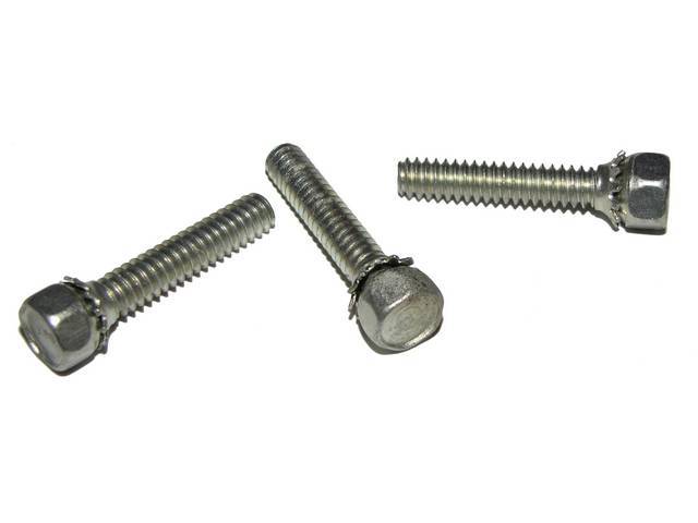 FASTENER KIT, Windshield Wiper Motor to Firewall, (3) incl countersunk HX EXT SEMS screws