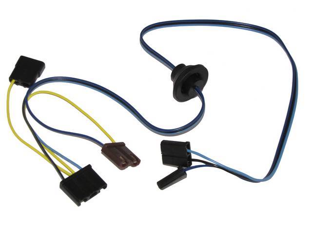 Windshield Wiper and Washer Pump Harness, use w/ C-2481 engine harness if equipped w/ two speed wipers and washer option, OE Style Repro