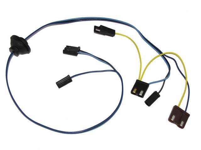 HARNESS, Windshield Wiper and Washer Pump, use w/ C-2481 engine harness if equipped w/ two speed wipers and washer option, OE Style Repro