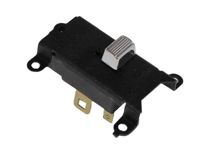 Windshield Wiper Switch Assembly, includes chrome knob, Reproduciton for (1972)
