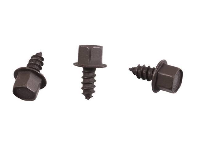 Wiper Switch Fastener Kit, 3-pc OE Correct AMK Products reproduction for (68-69)