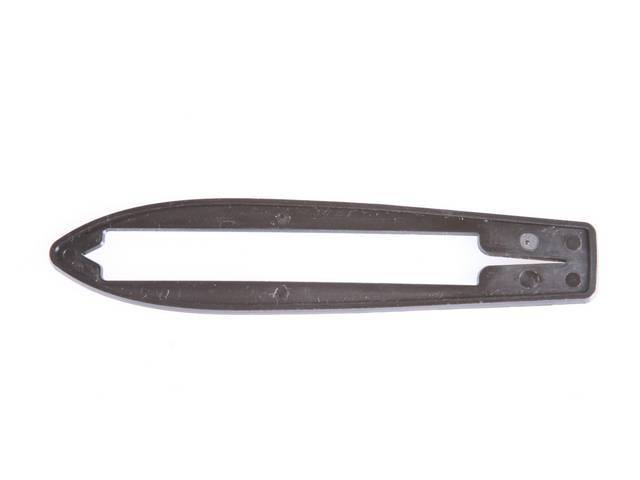GASKET / PAD, Outside Rear View Mirror Mounting, Manual Non-Remote mirror, 5 3/8 inch length, repro