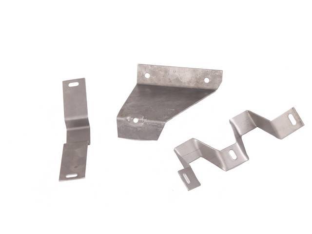 BRACKET SET, Console Mounting / Support, (3) incl front, middle and rear brackets, repro
