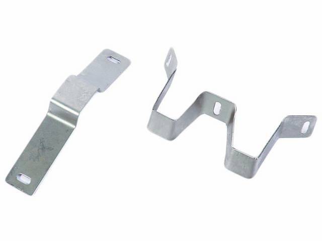 BRACKET SET, Console Mounting / Support, (2) incl front and rear brackets, repro