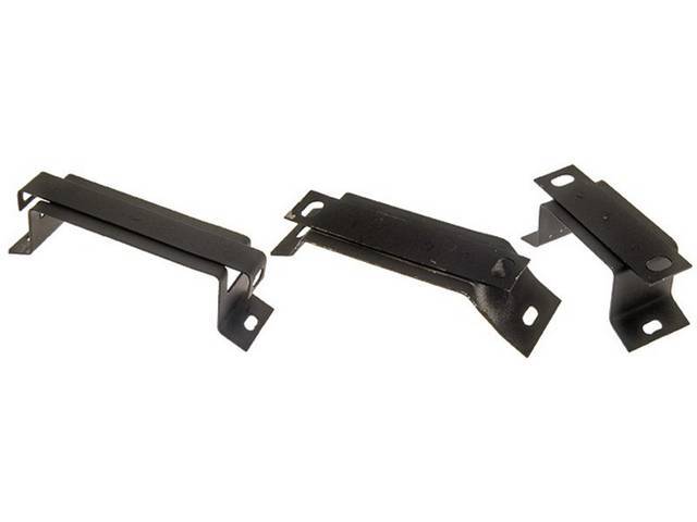 BRACKET SET, Console Mounting, (3) incl front, middle and rear brackets, repro