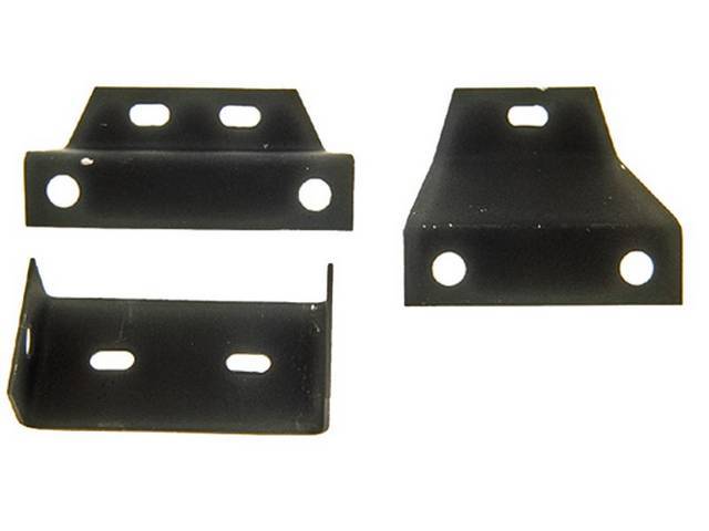 Console Mounting Bracket Set, (3) incl front, middle and rear brackets, reproduction for (66-67)
