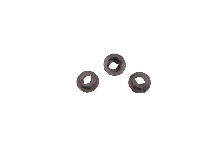 Instrument Panel Nameplate GTO Fastener Kit, 3-pieces, OE Correct AMK Products reproduction for (65-67)