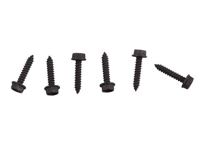 Glove Box Fastener Kit, 6-pc OE Correct AMK Products reproduction for (77-81)
