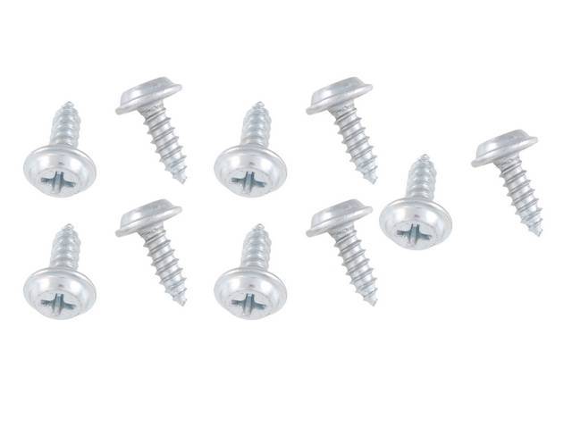 Glove Box Fastener Kit, 10-pc kit includes replacement style screws and washer assemblies for (64-72)