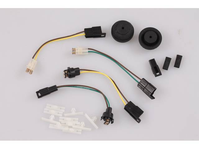 REAR BODY HARNESS KIT, Classic Update, American Autowire, reqd on El Camino / station wagon models, (21) incl wire leads, grommets and clips