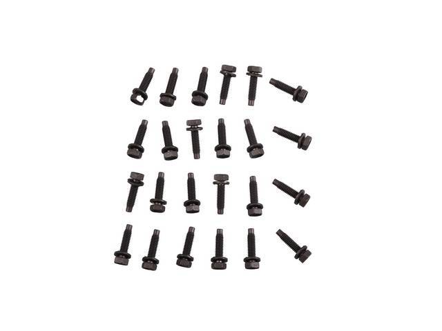 Door Hinges Fastener Kit, 24-pc kit for (70-76) 