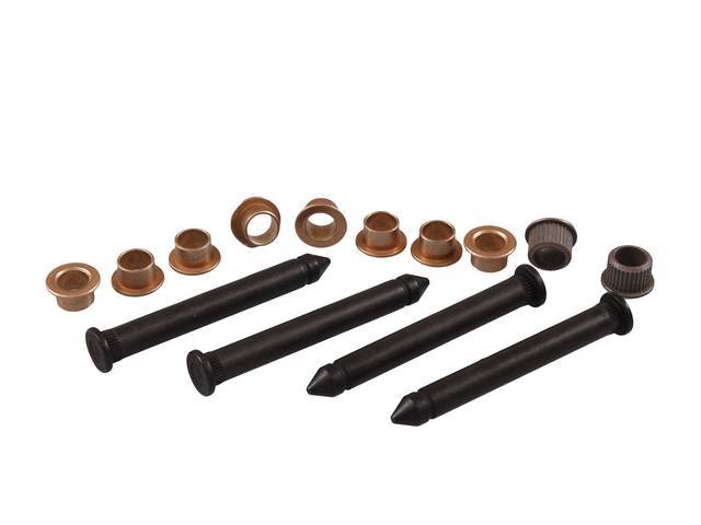 REPAIR KIT, Door Hinge, (14) incl bushings and pins, pins measure 2 3/4 inches over all length, does upper and lower hinges