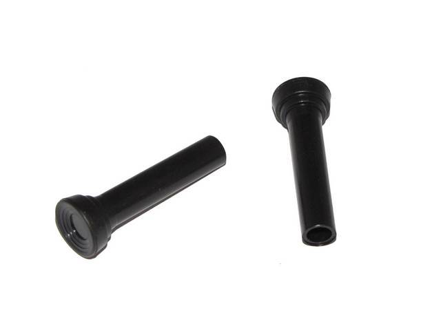KNOB SET, Inside Door Lock, Black, ABS-Plastic W/ UV Coating to Protect Against Fading, A Close Match to Originals, Repro