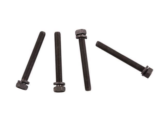 Engine Fan and Spacer to Water Pump Fastener Kit, 4-piece kit for (74-81)