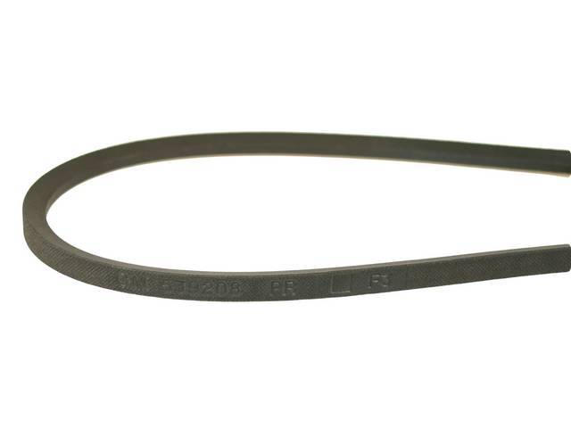 BELT, Generator / Alternator, Cloth Wrapped OE Style belt W/ *GM* and P/N *9790635* stamped into belt, OE Style Repro