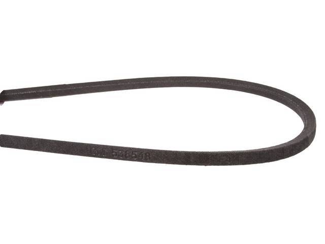 BELT, Generator / Alternator / P/S, Cloth Wrapped OE Style belt W/ *GM* and P/N *3861956* stamped into belt, OE Style Repro