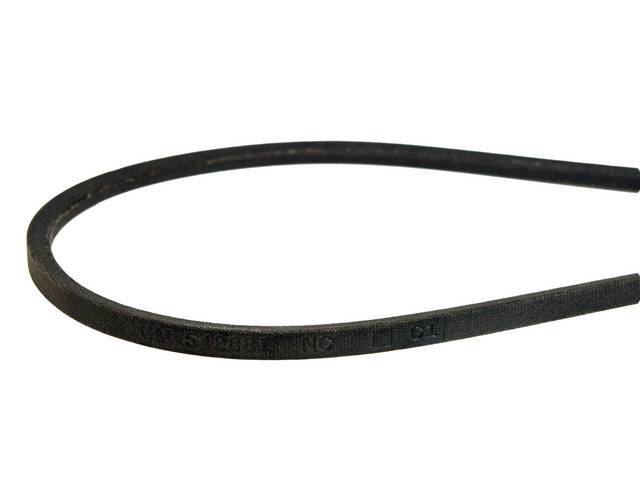 BELT, Generator / Alternator, Cloth Wrapped OE Style belt W/ *GM* and P/N *542881* stamped into belt, OE Style Repro