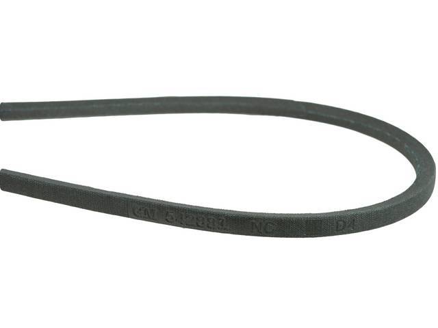 BELT, Generator / Alternator, Cloth Wrapped OE Style belt W/ *GM* and P/N *542881* stamped into belt, OE Style Repro