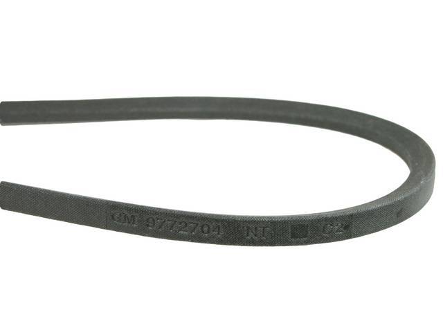 BELT, Generator / Alternator, Cloth Wrapped OE Style belt W/ *GM* and P/N *9772704* stamped into belt, OE Style Repro