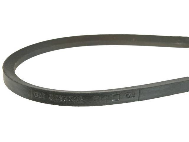 BELT, Generator / Alternator, Cloth Wrapped OE Style belt W/ *GM* and P/N *9789342* stamped into belt, OE Style Repro