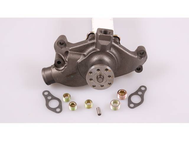 New Water Pump, cast iron, standard impeller / flow rate, includes gaskets, Dayco