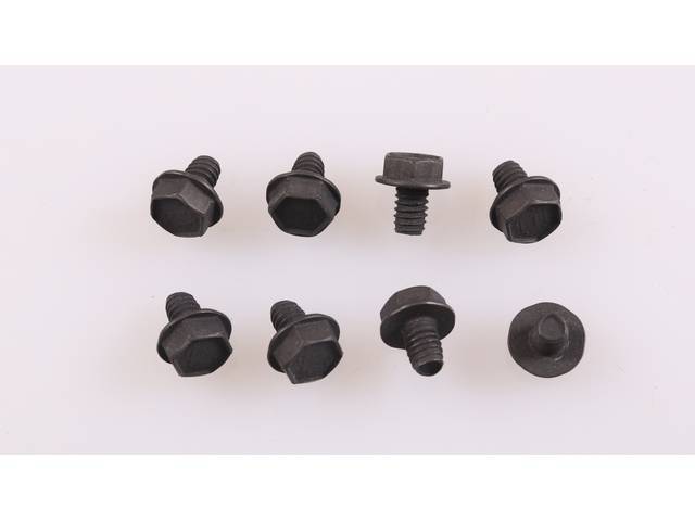 Door Window Regulator Fastener Kit, 8-pc screw kit, OE Correct AMK Products reproduction