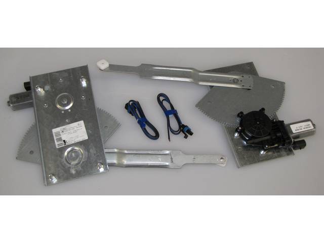 CONVERSION KIT, Power Window, Front Door, Electric Life  ** Switches and wiring sold separately under p/n 14527-2A or 14528-2A **