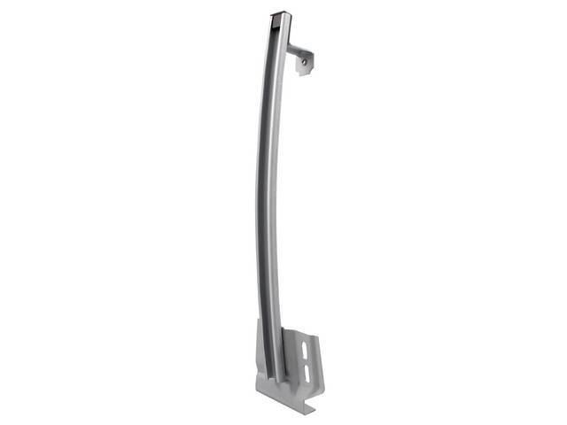 CAM, Door Window Guide, Rear RH, Heavy GAUGE STAMPED STEEL WINDOW TRACK W/ CORRECT PLATING, INCL ADJUSTABLE MOUNTING BRACKETS Like ORIGINAL, Repro