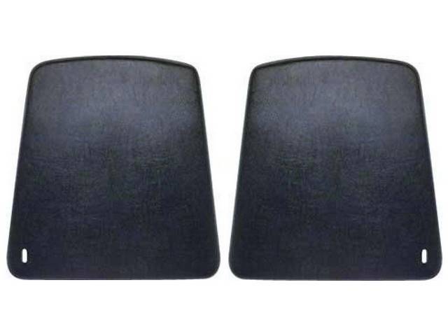 Seat Back Panel Set, Black, ABS-Plastic reproduction