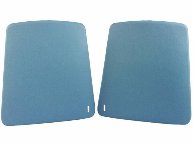 Seat Back Panel Set, Light Blue, ABS-Plastic reproduction