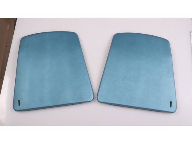 Seat Back Panel Set, Bright Blue, ABS-Plastic reproduction