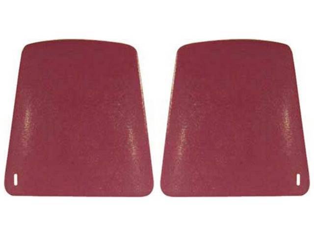Seat Back Panel Set, Red, ABS-Plastic reproduction