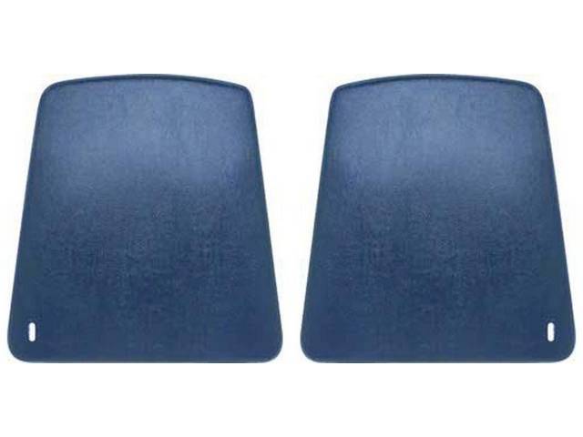 Seat Back Panel Set, Dark Blue, ABS-Plastic reproduction